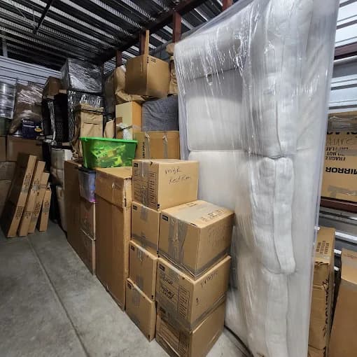 Storage vaults organized inside a climate-controlled warehouse
